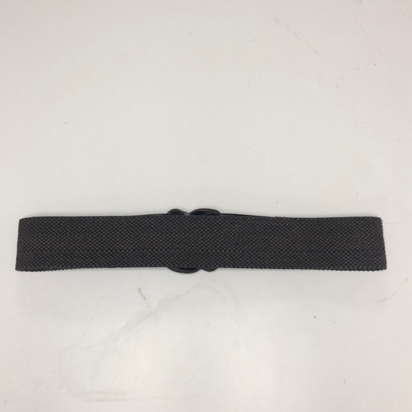 Fossil leather and stretchy woven belt - Picture 2 of 3